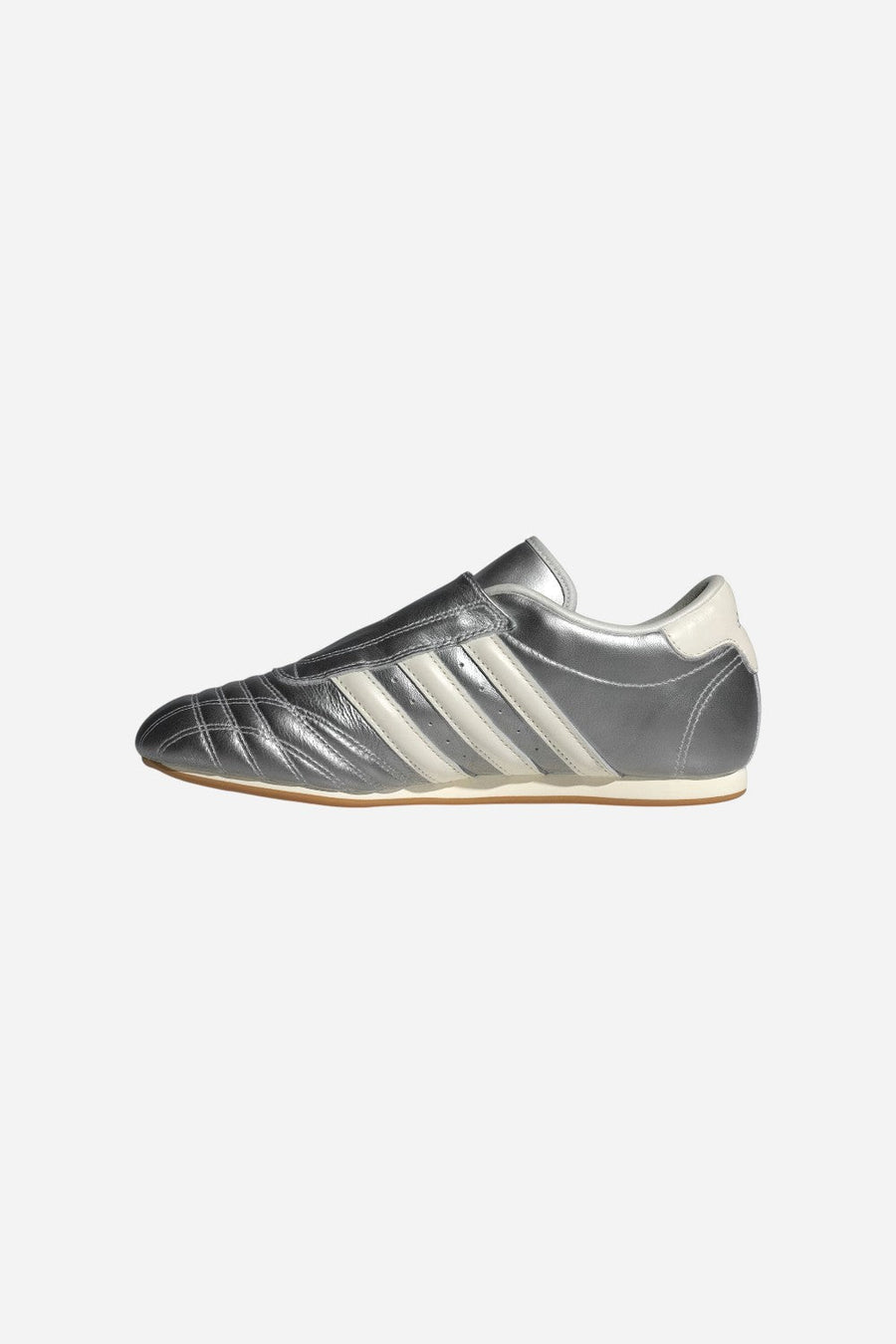 Adidas Taekwondo Shoes in Silver Metallic / Off White / Gum – alternate