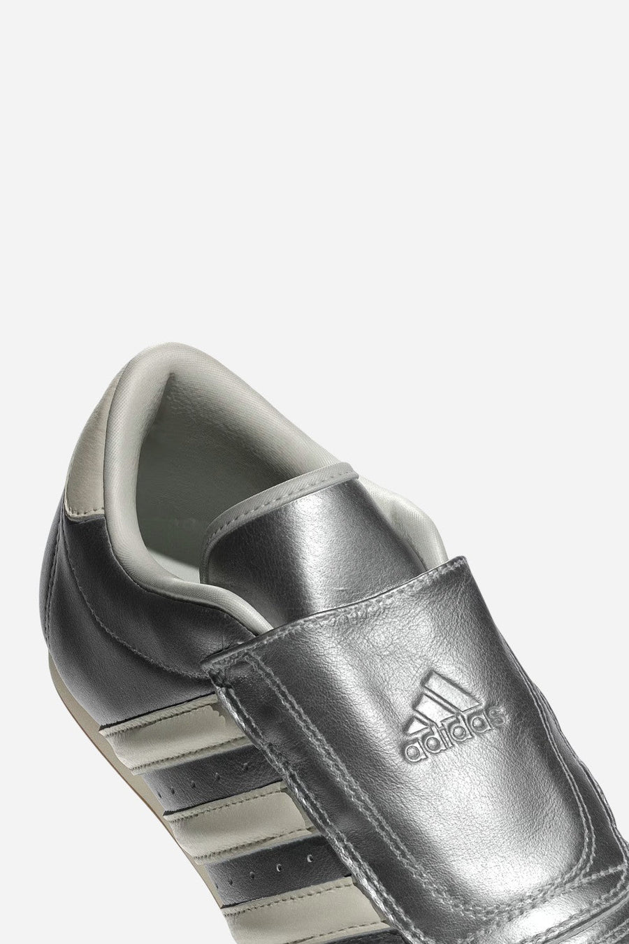 Adidas Taekwondo Shoes in Silver Metallic / Off White / Gum – alternate
