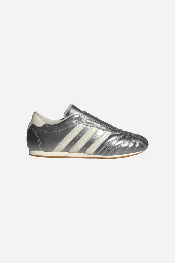 Adidas Taekwondo Shoes in Silver Metallic / Off White / Gum