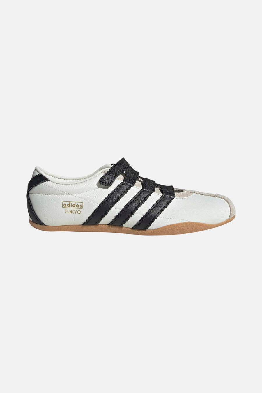 Adidas Tokyo Mary Jane in Off White & Core Black – back view
