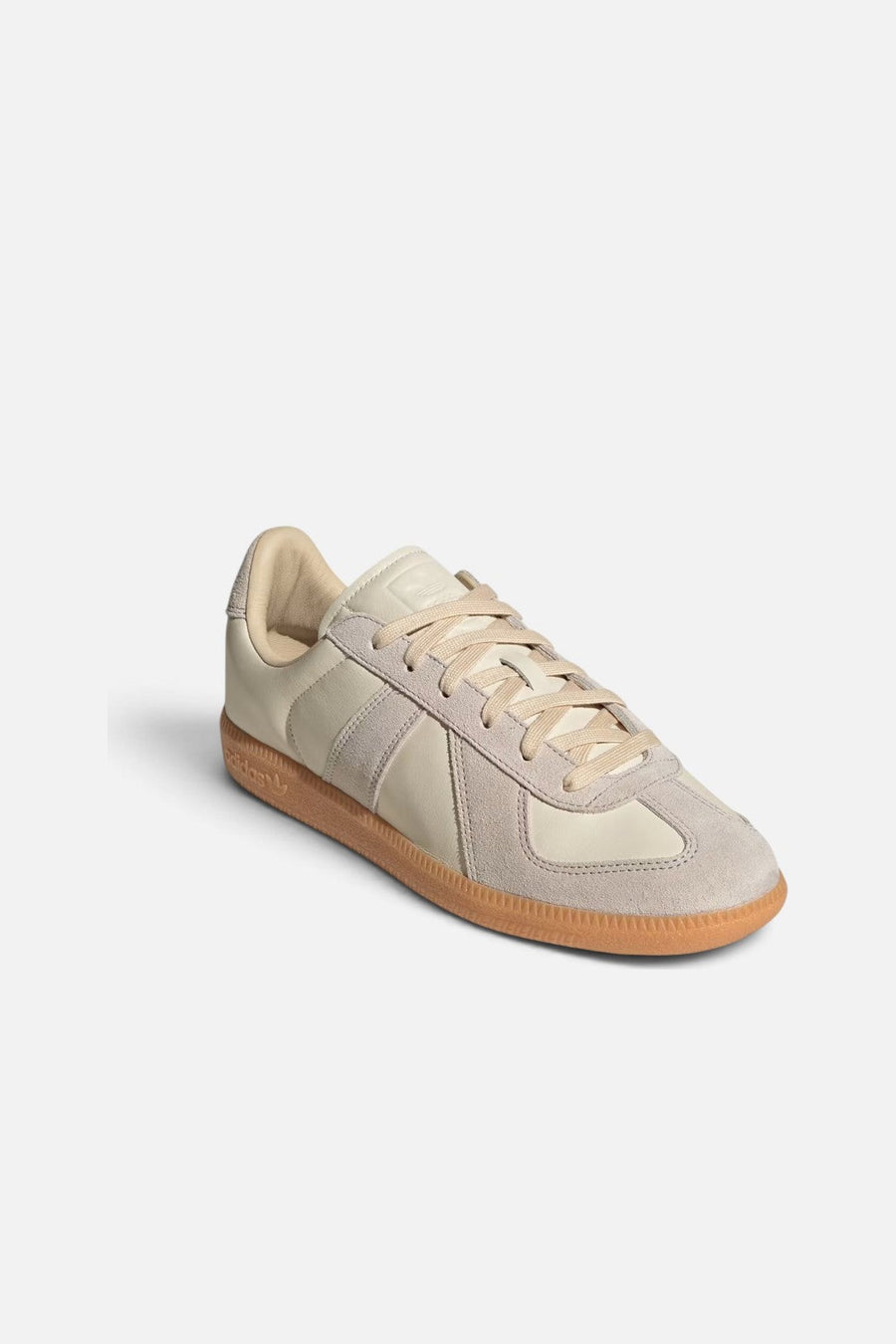 Adidas Unisex BW Army Sneaker in Chalk White, Clear Granite, and Gum – side view