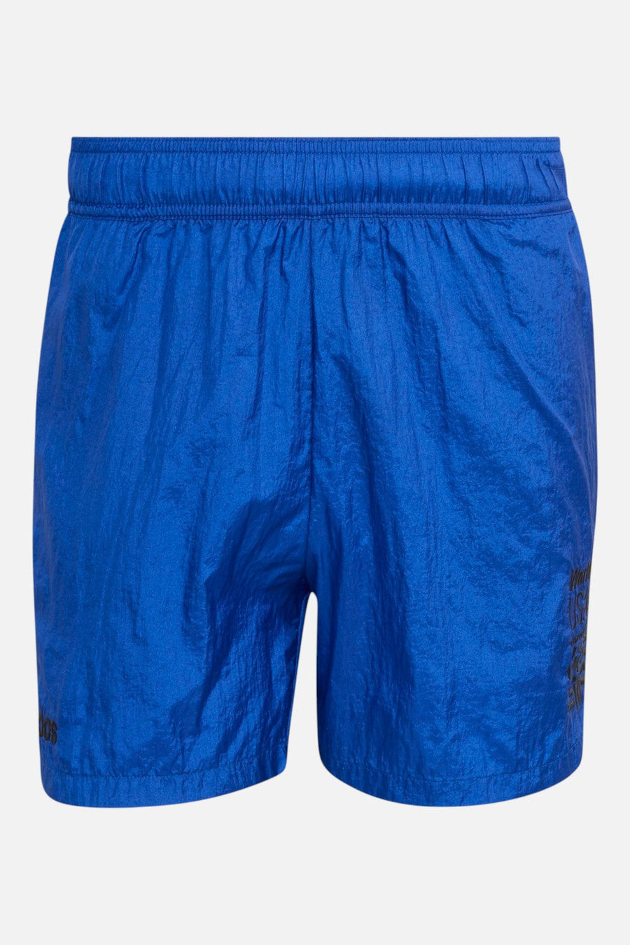 Adidas USA 94 Graphic Shorts in Royal Blue – detail