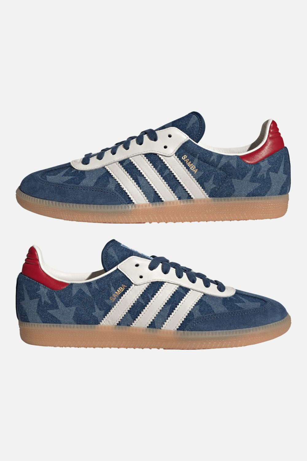 Adidas USA 94 Samba OG Sneakers in Night Marine, Core White