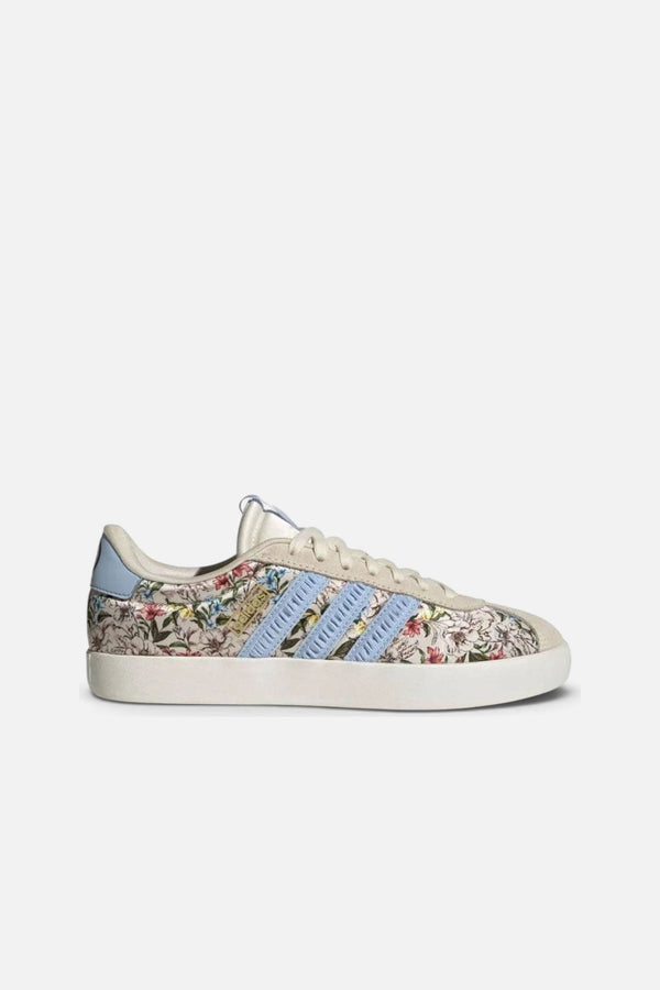 Adidas VL Court 3.0 Sneaker in Ecru Tint, Clear Sky, and Off White