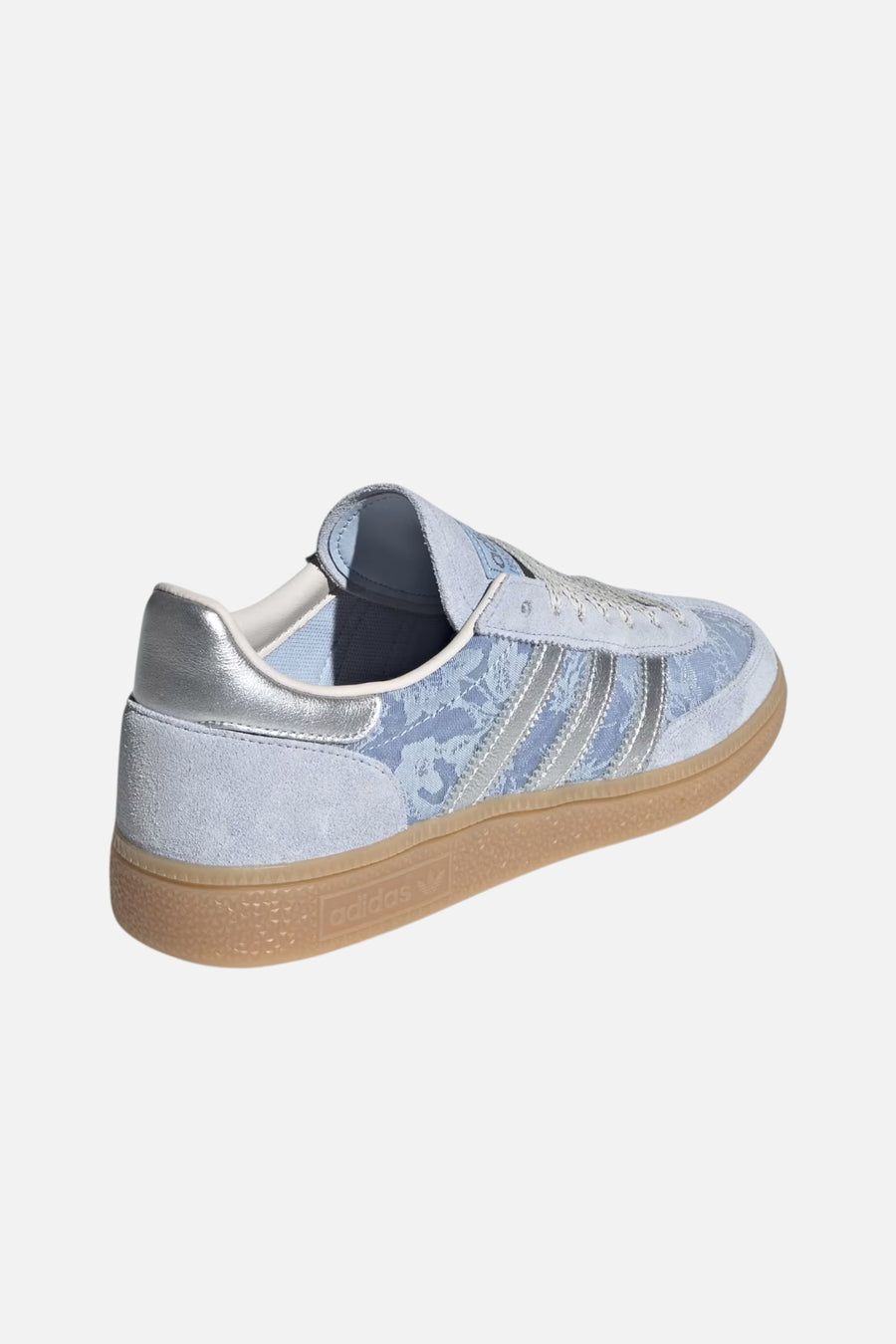 Adidas Women's Handball Spezial Sneakers in Crystal Sky – three-quarter view