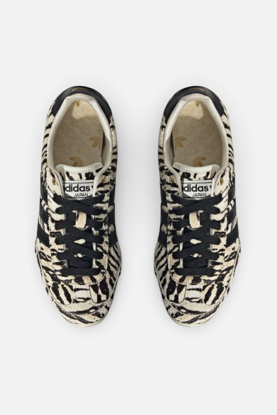 Adidas Women's Japan Shoes in Off White and Core Black – side view