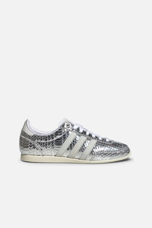 Adidas Women's Japan in Silver Metallic and Cloud White