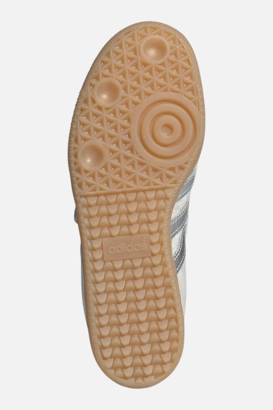 Adidas Women's Liberty London Samba Jane in Chalk Pearl – flat lay