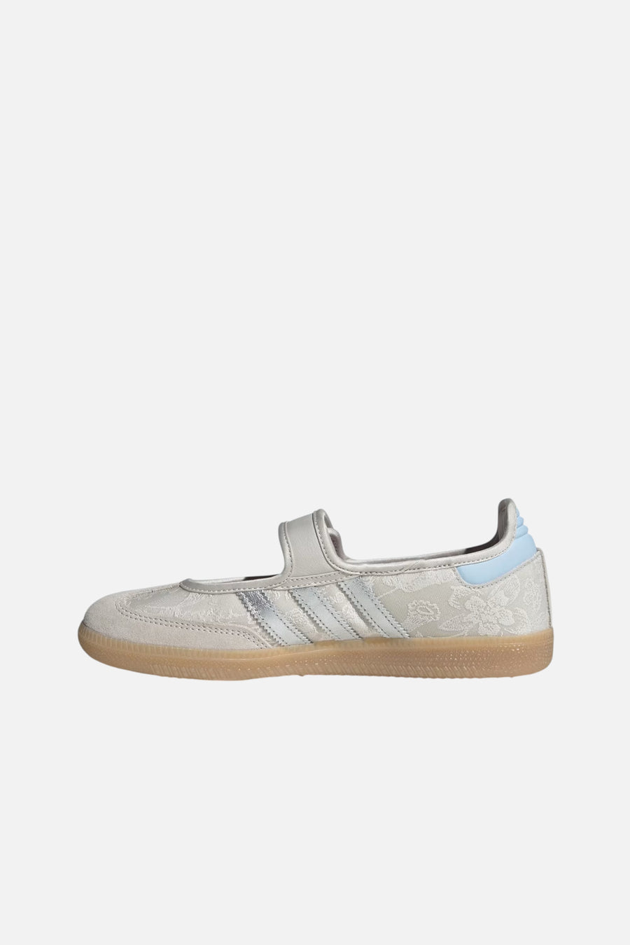 Adidas Women's Liberty London Samba Jane in Chalk Pearl – side view