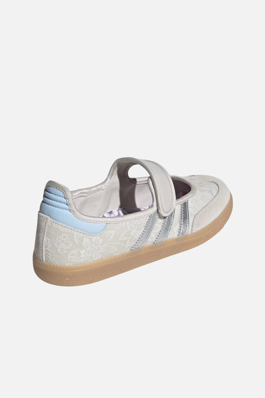 Adidas Women's Liberty London Samba Jane in Chalk Pearl – three-quarter view