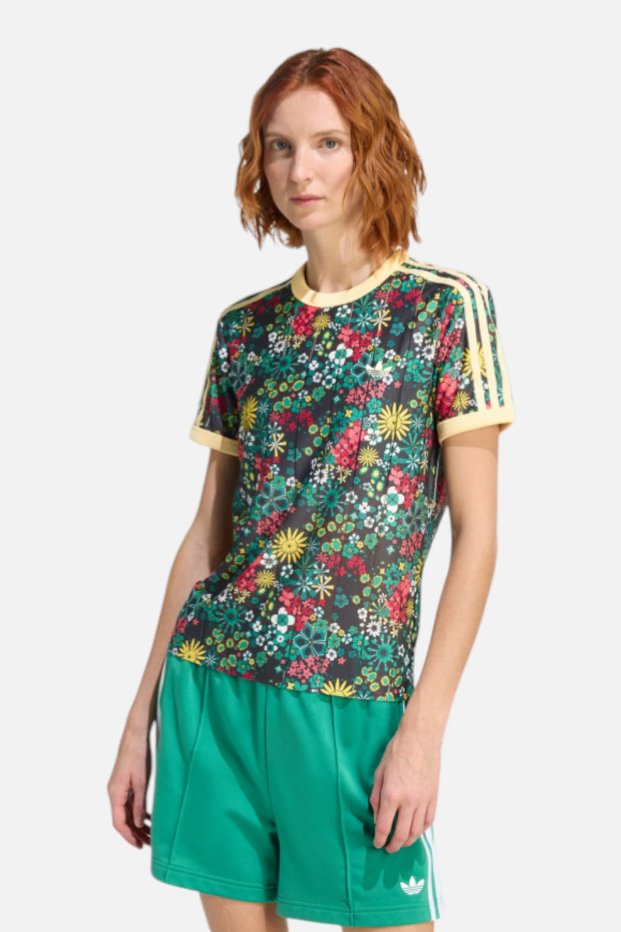 Adidas Women's Original x Liberty London 3-Stripes Tee – on model