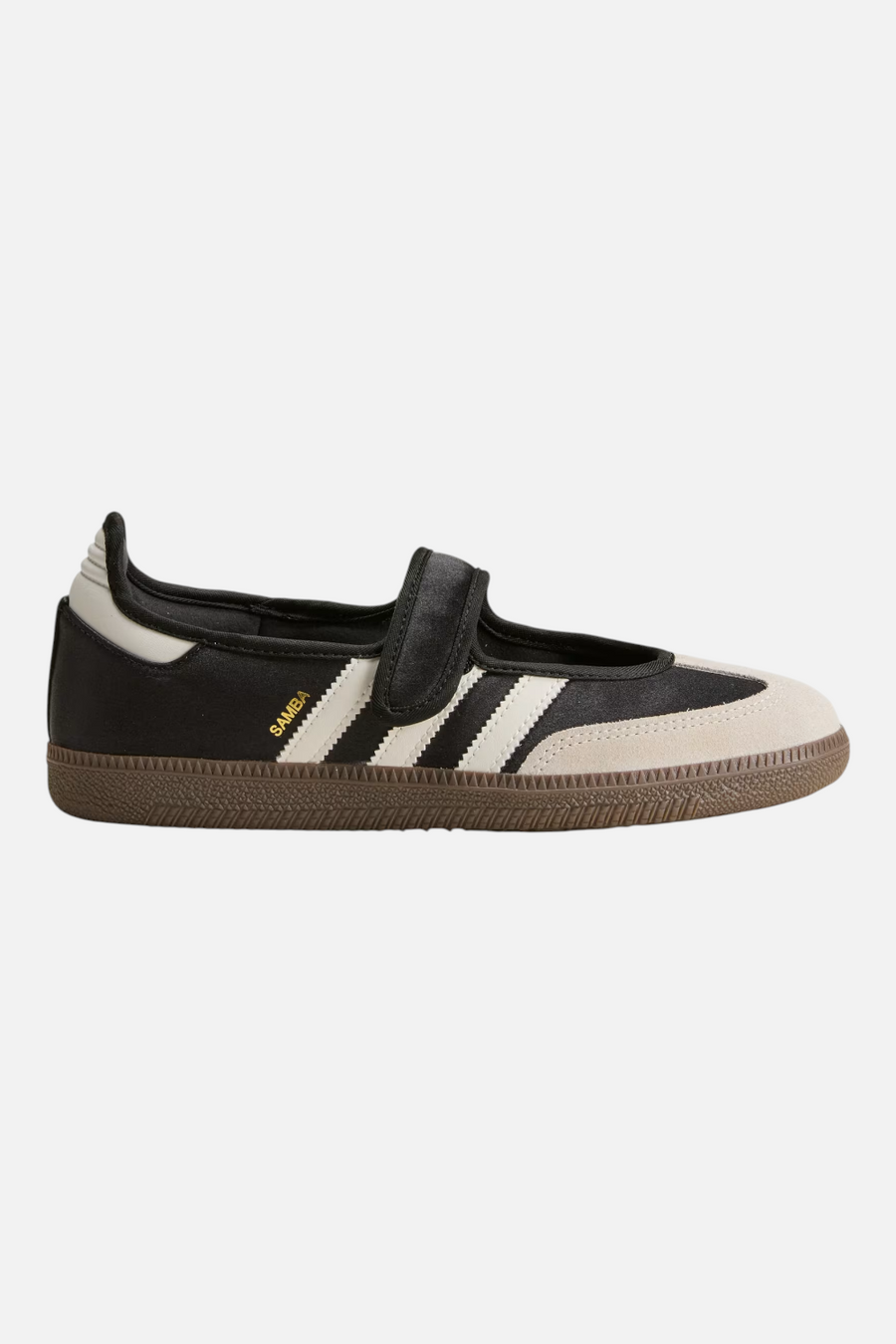 Adidas Women's Samba Jane in Core Black and Off White – back view