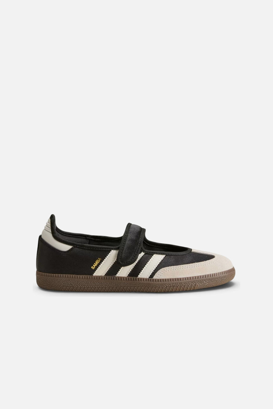 Adidas Women's Samba Jane in Core Black and Off White – side view