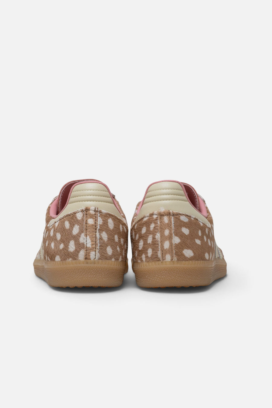Adidas Women's Samba OG in Brown Desert, Warm Vanilla, and Wonder Mauve – back view
