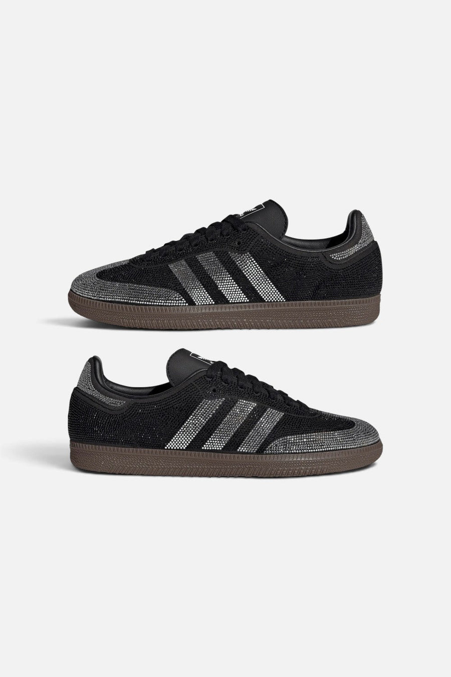 Adidas Women's Samba OG Crystal Embellished Sneaker in Core Black & Core White – alternate