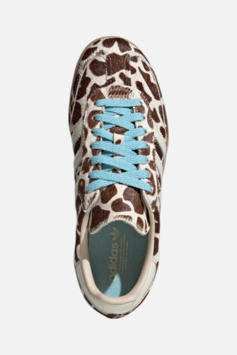 Adidas Women's Samba OG Sneaker in Crystal Linen & Ivory – back view