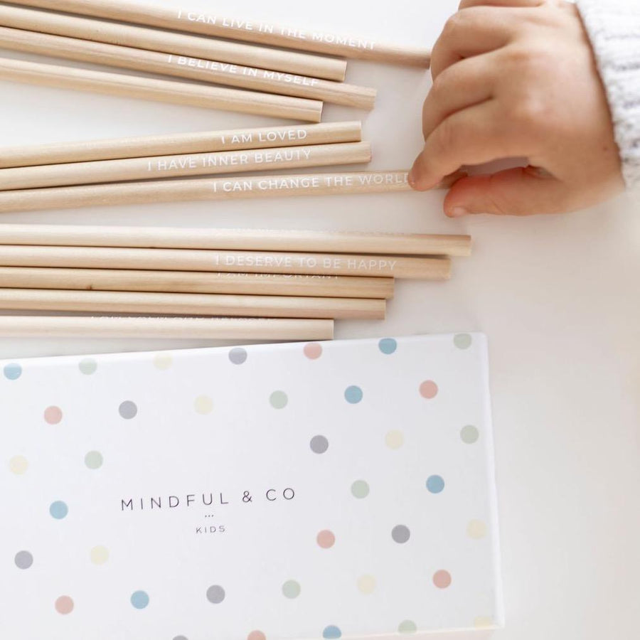 Affirmation Coloring Pencils – side view