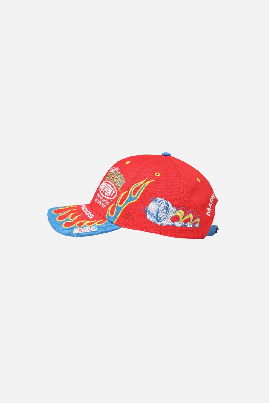 After Market Flames 47 MVP Snapback in Torch Red – back view
