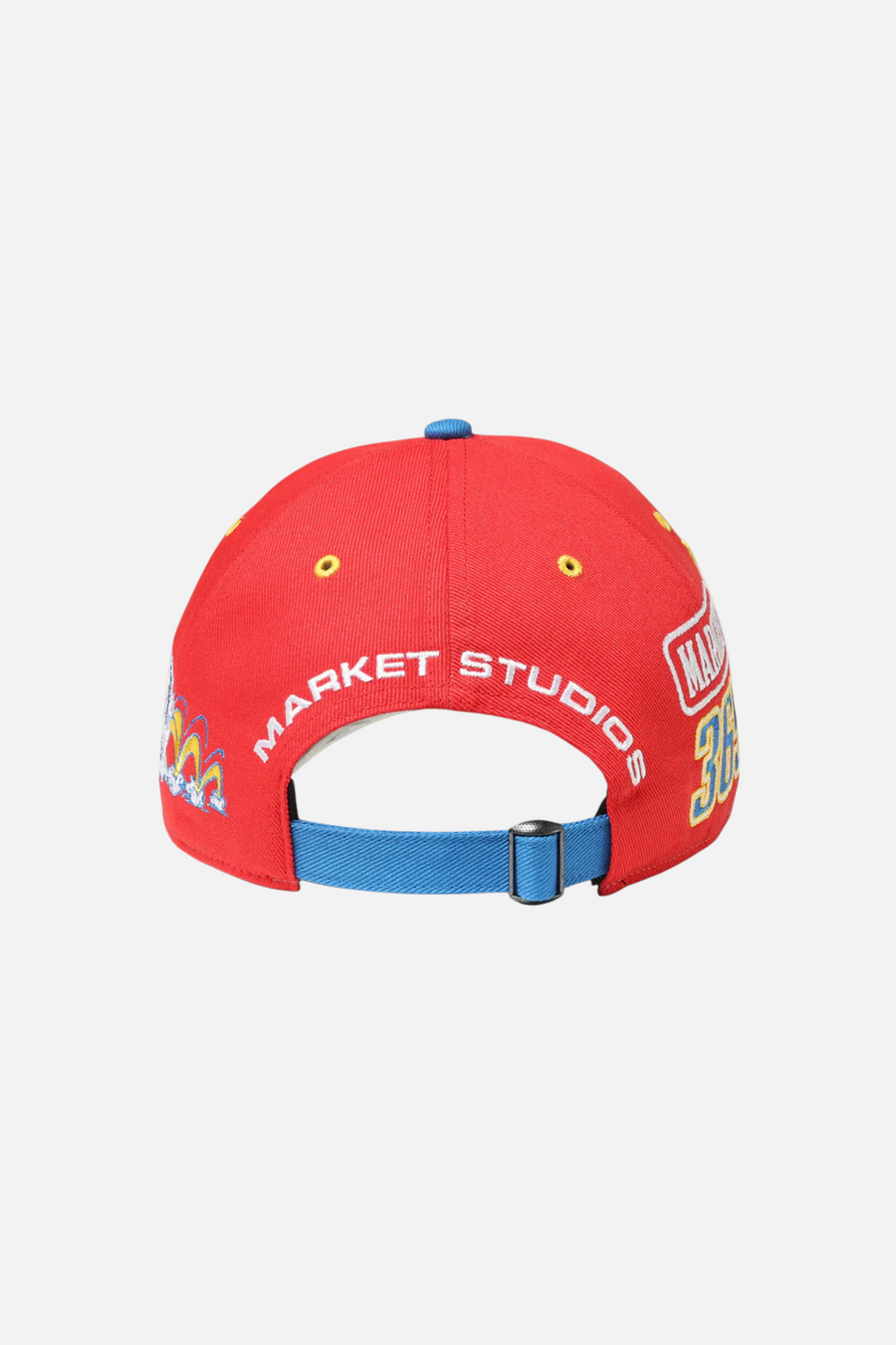 After Market Flames 47 MVP Snapback in Torch Red – detail