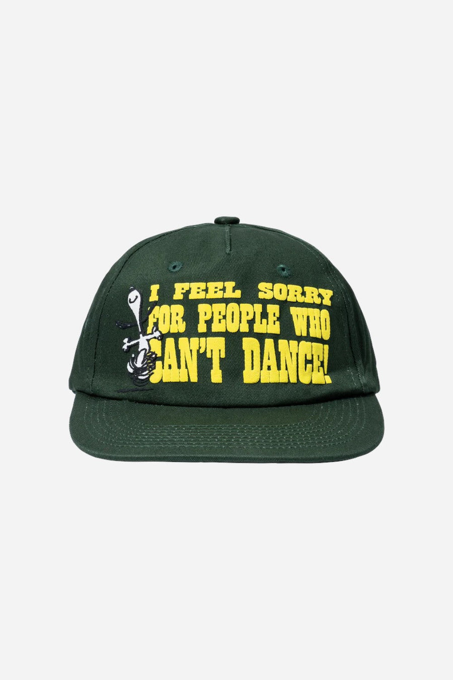 After Market Inc. Peanuts Dancing 5 Panel Hat – front view