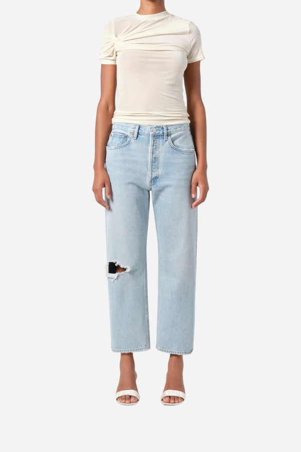 Agolde 90's Crop Mid Rise Straight in Segment