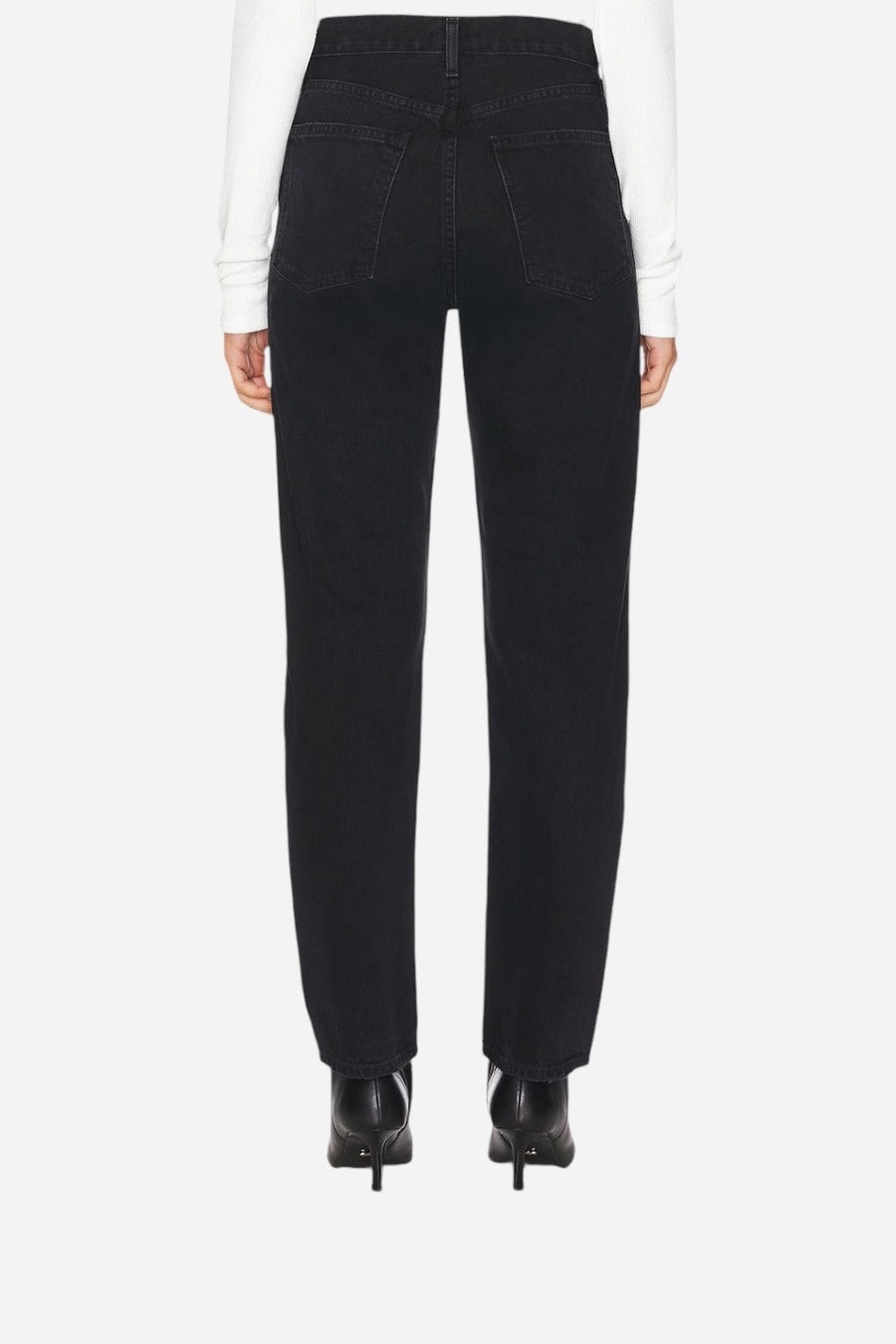Agolde 90'S Pinch Waist High Rise Straight in Fuse – detail