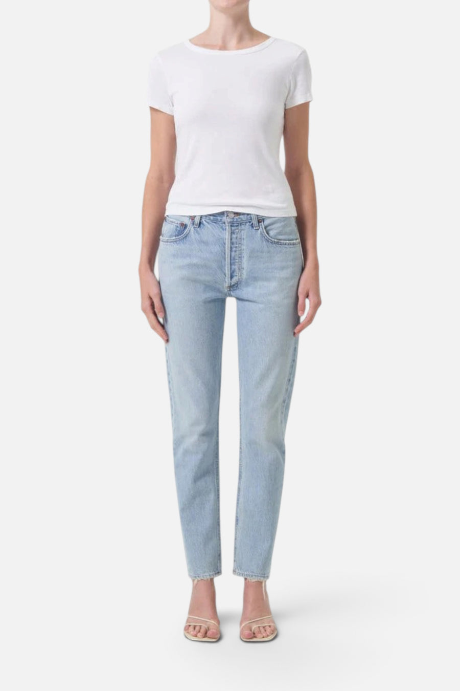 Agolde Austin Jeans in Lost – front view