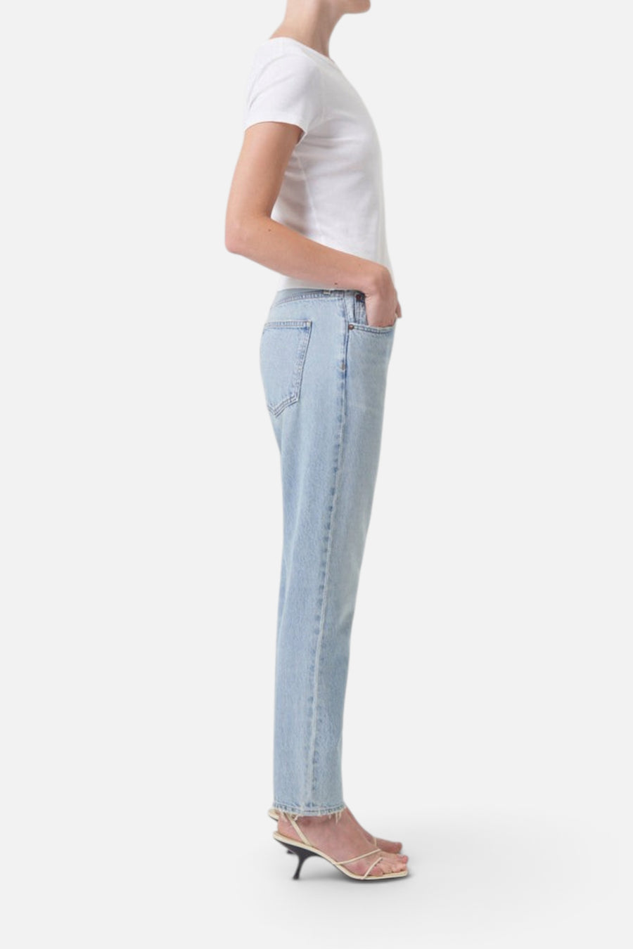 Agolde Austin Jeans in Lost – side view