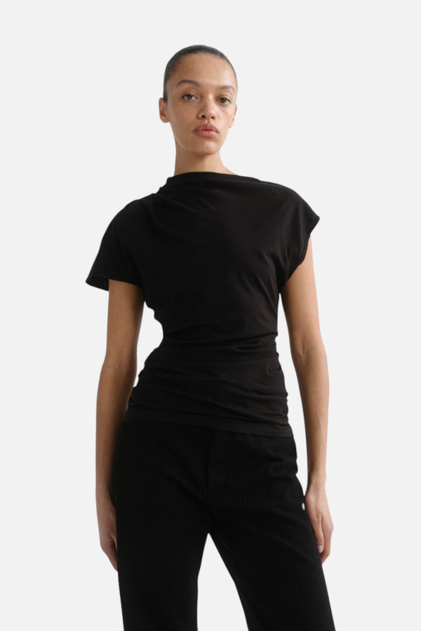 AGOLDE Beckly Tee in Black