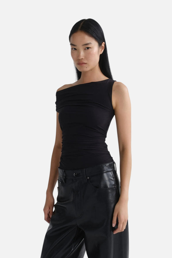 AGOLDE Carlin Top in Black