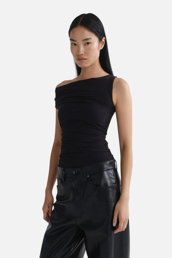 AGOLDE Carlin Top in Black