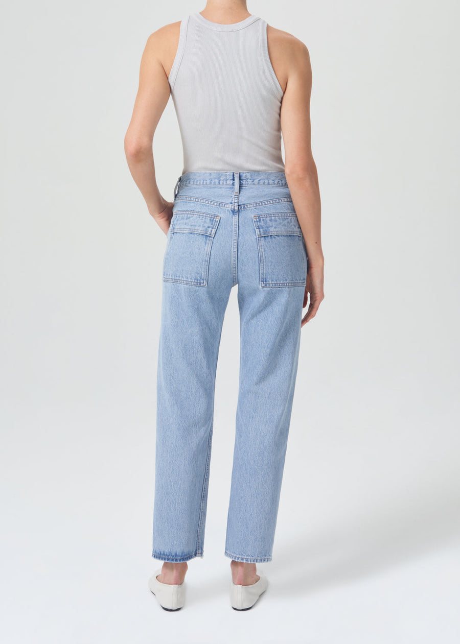 Agolde Cooper Cargo Pants in Rank – back view