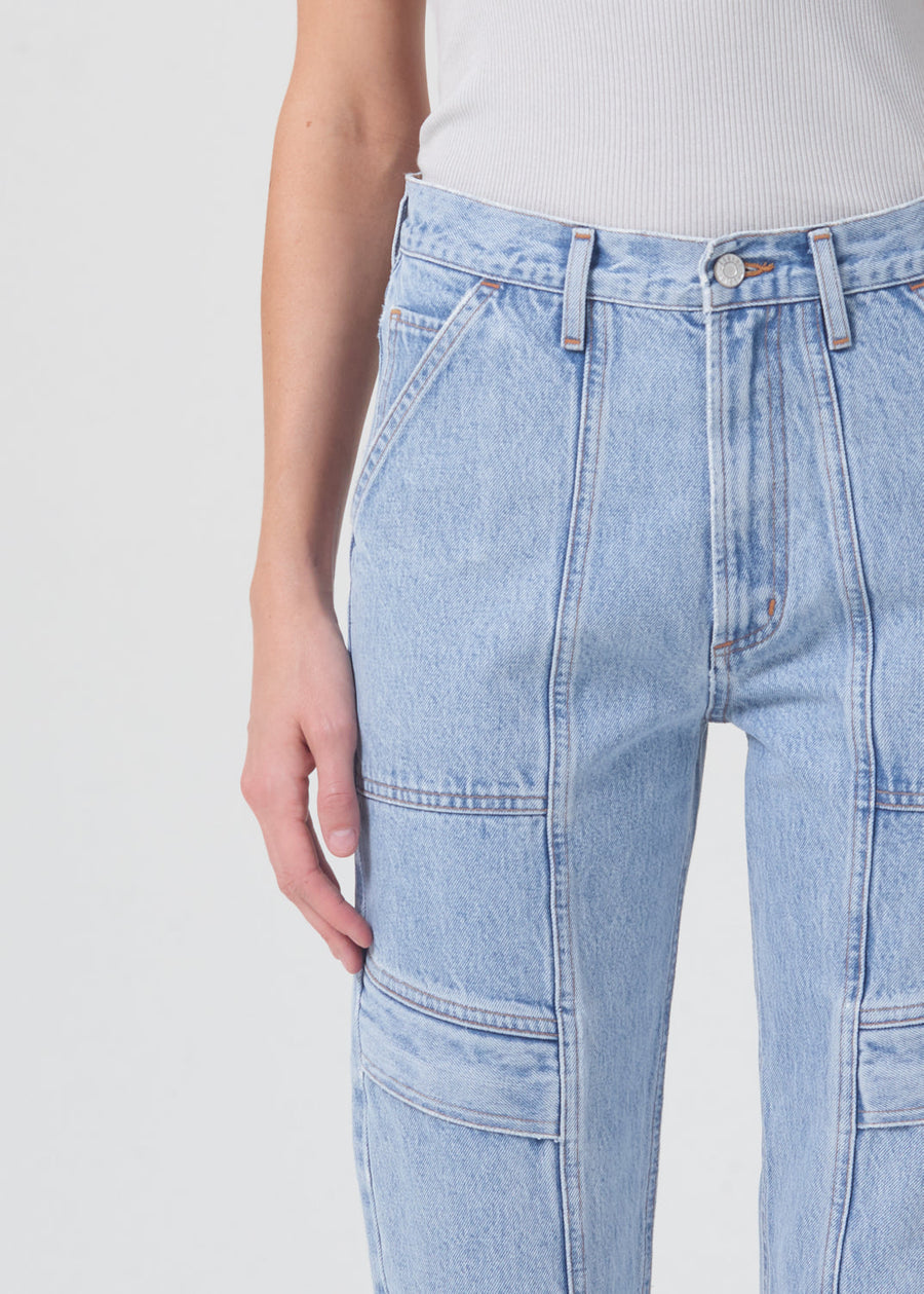 Agolde Cooper Cargo Pants in Rank – flat lay