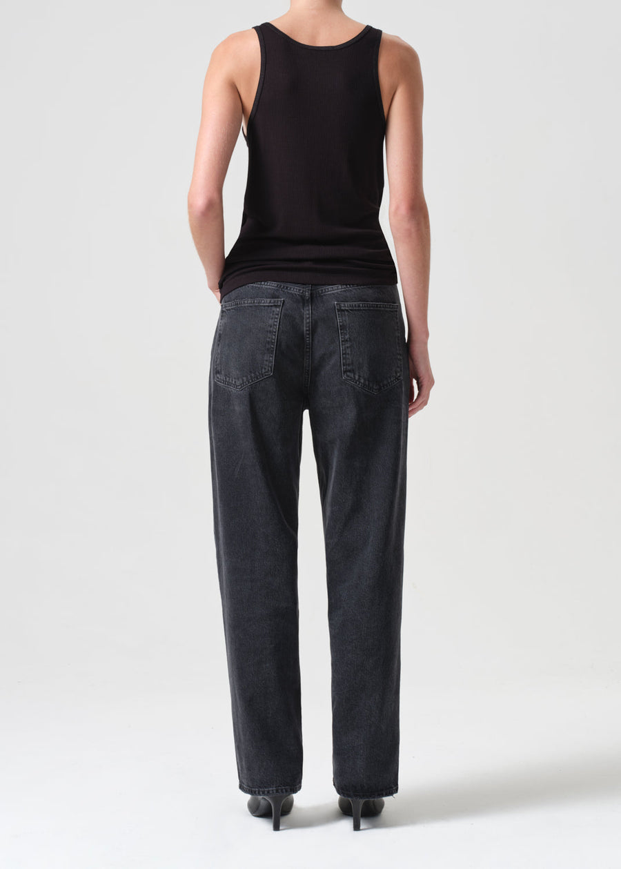 Agolde Criss Cross Upsized Jeans in Shambles – back view