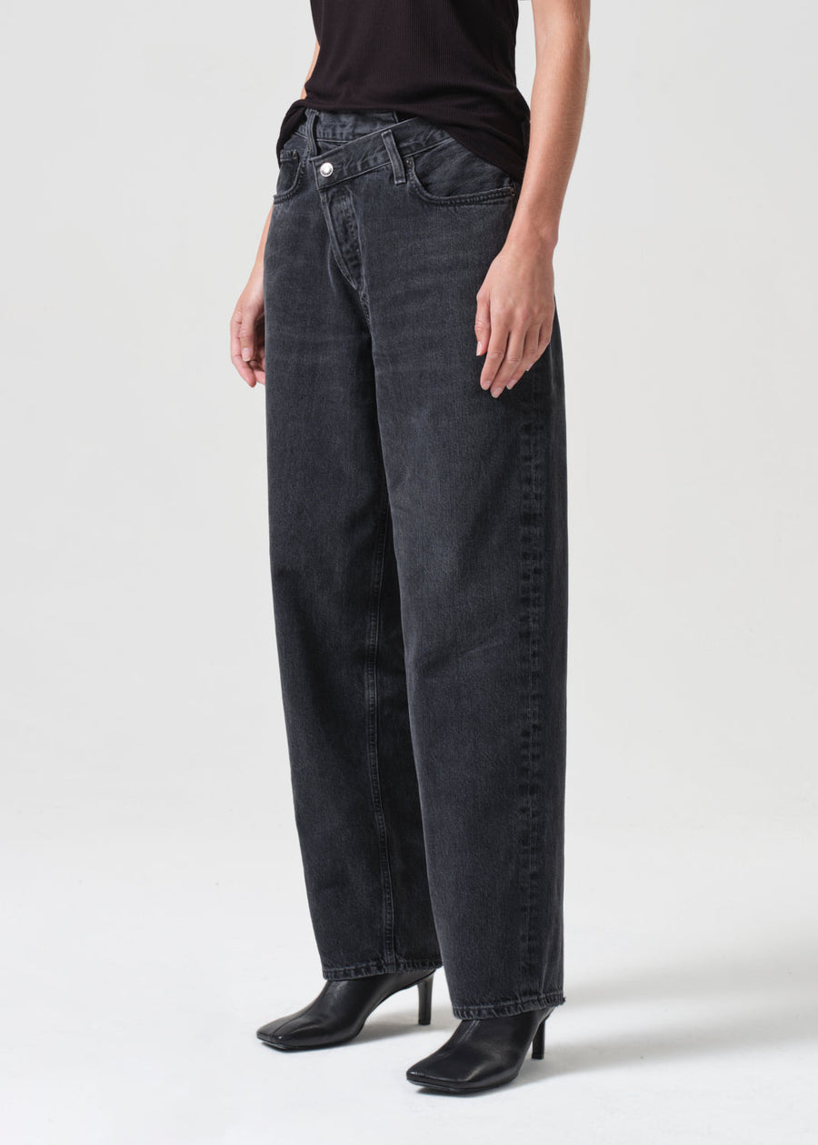 Agolde Criss Cross Upsized Jeans in Shambles – detail