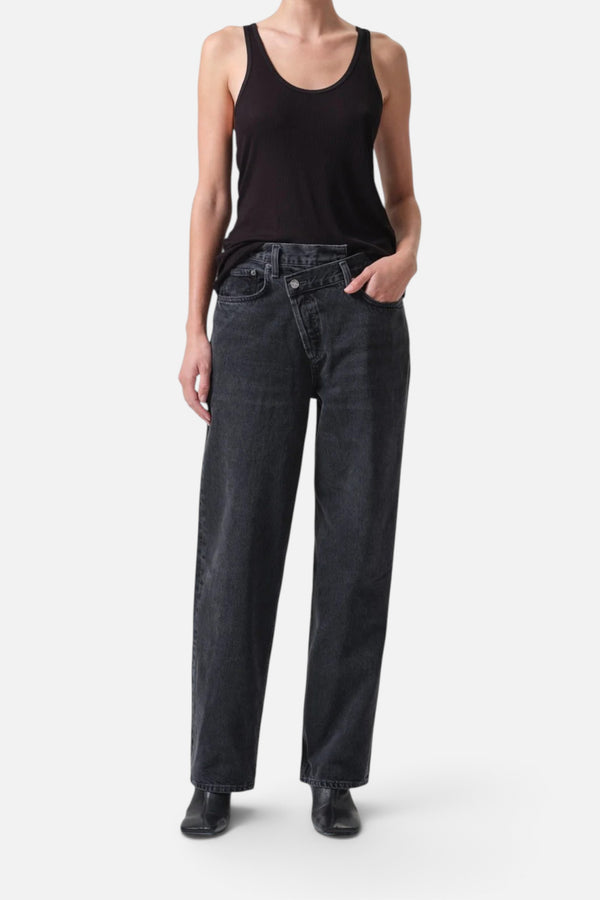 Agolde Criss Cross Upsized Jeans in Shambles