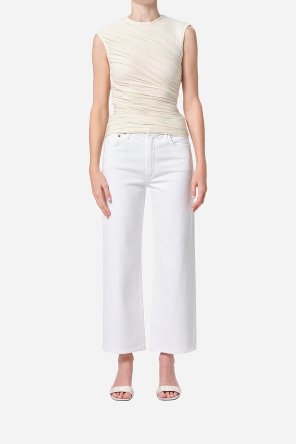 Agolde Harper Crop Jean in Sour Cream