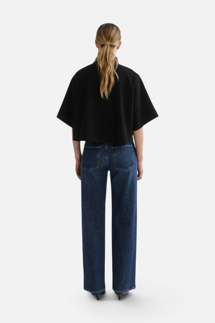 AGOLDE Harper Straight Jean in Echo – back view