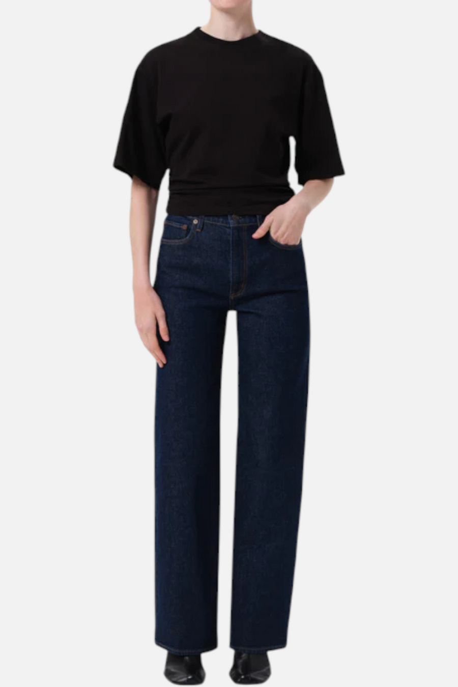 Agolde Harper Straight Jean in Reissue – front view