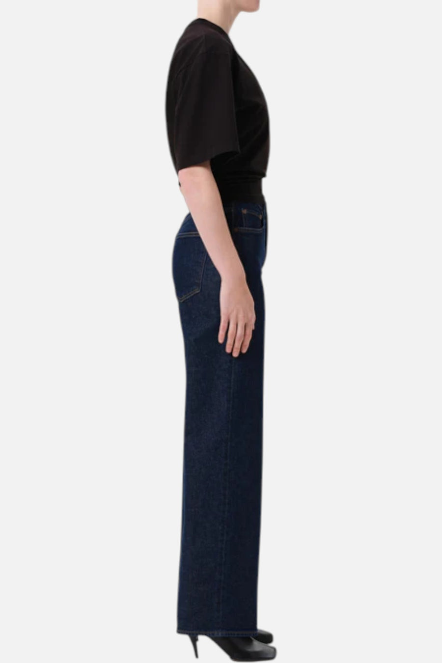 Agolde Harper Straight Jean in Reissue – side view