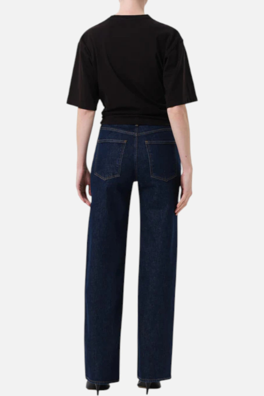Agolde Harper Straight Jean in Reissue – side view