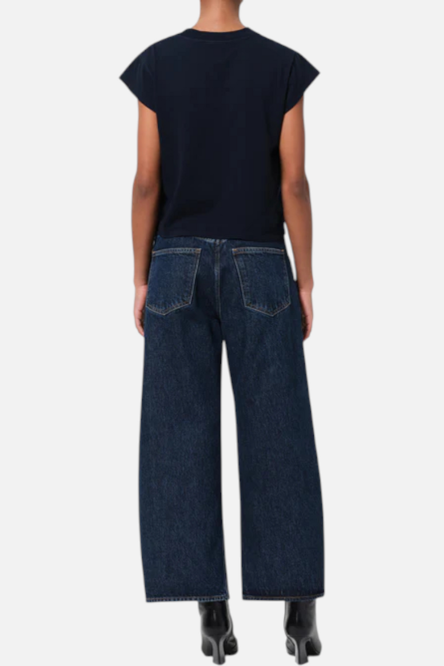 Agolde Low Curve Crop Jean in Pendulum – detail