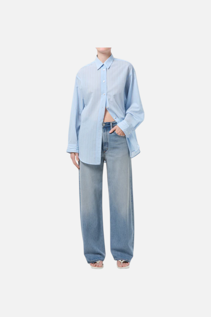 Agolde Low Curve Jean in Reset – front view