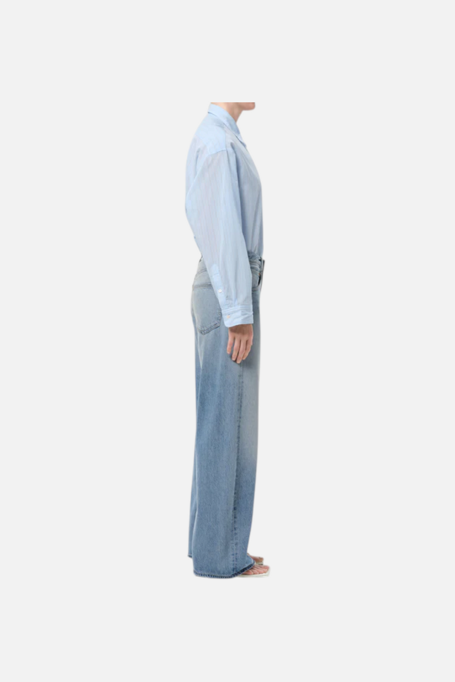 Agolde Low Curve Jean in Reset – side view