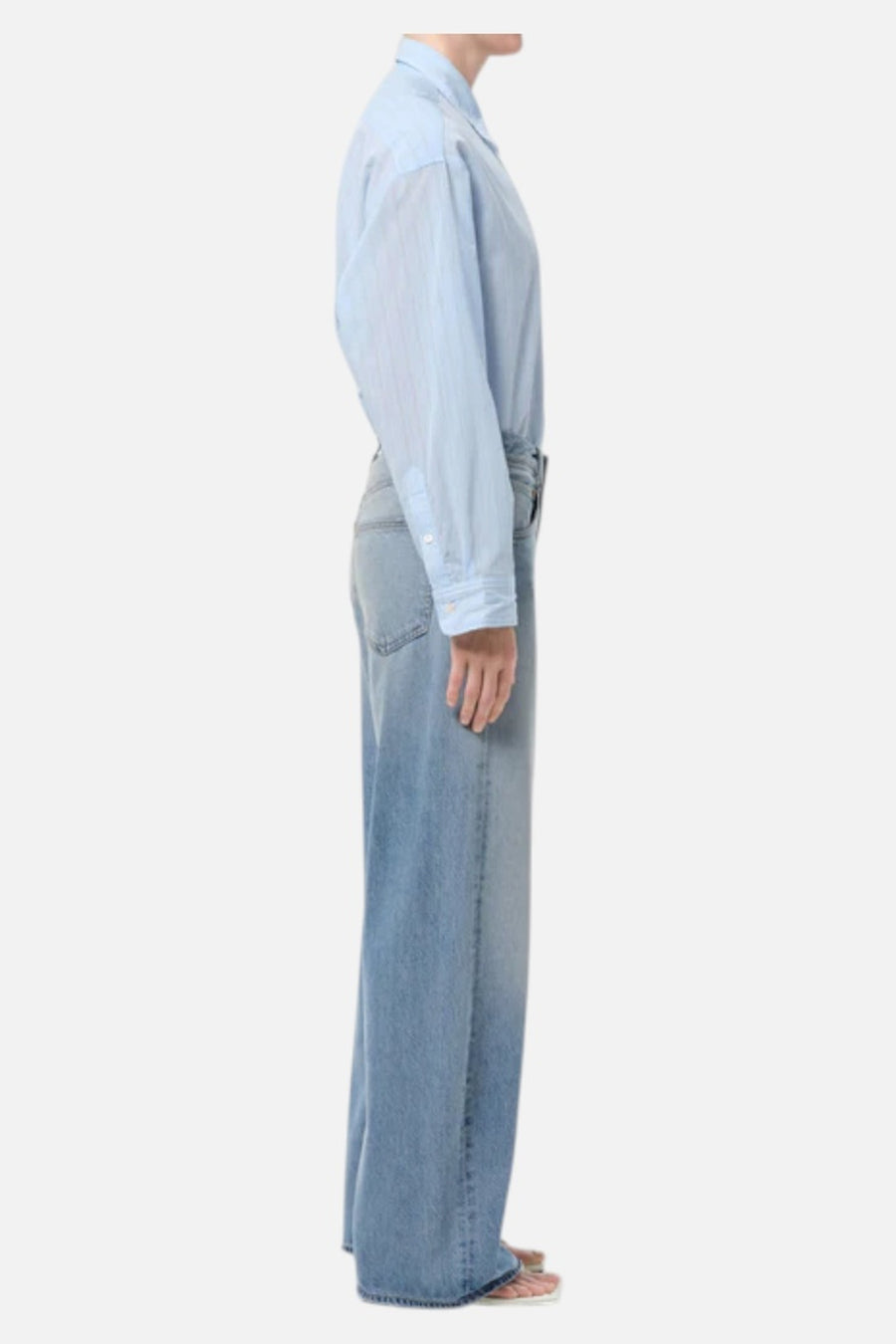 Agolde Low Curve Jean in Reset – on model