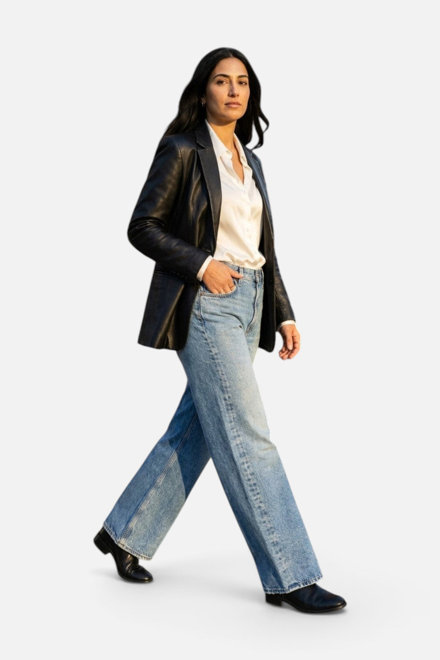 Agolde Low Curve Jean in Venture – detail