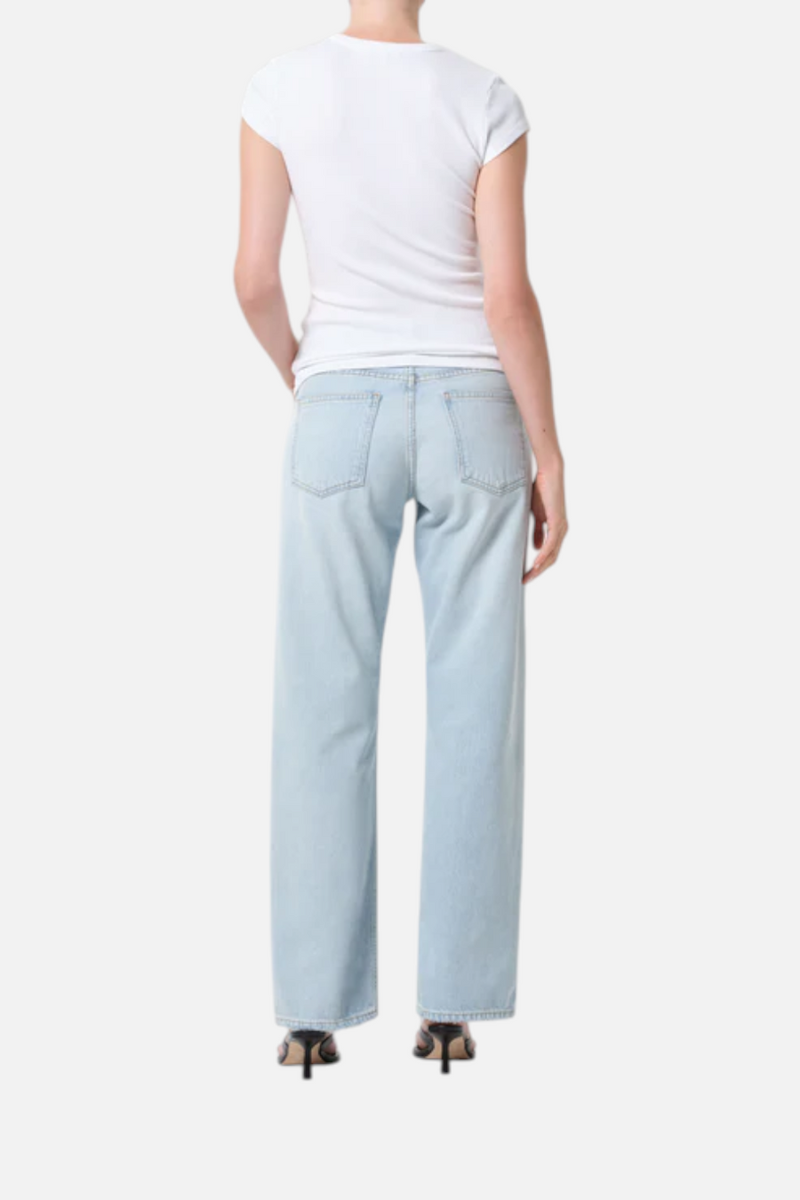 AGOLDE Low Rise Loose Jean in Amplify – side view