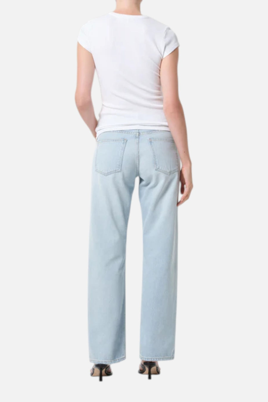 AGOLDE Low Rise Loose Jean in Amplify – side view