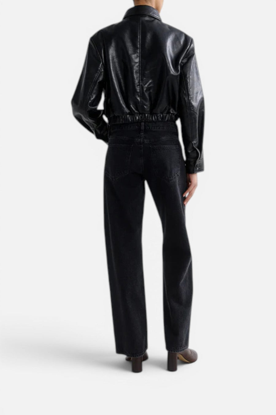 Agolde Low Rise Loose Jean in Vanta – side view