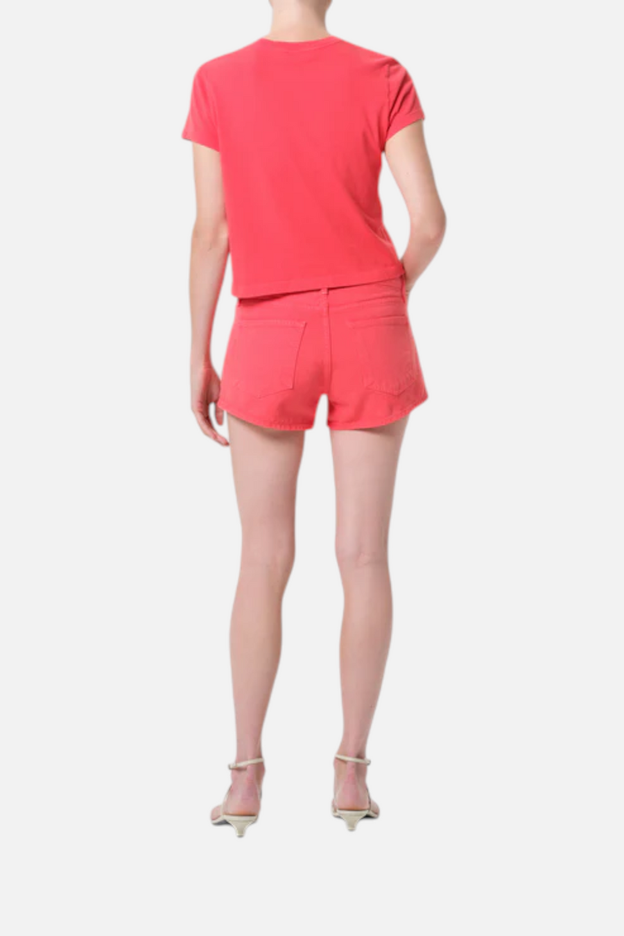 AGOLDE Low Rise Parker Short in Carnival – side view